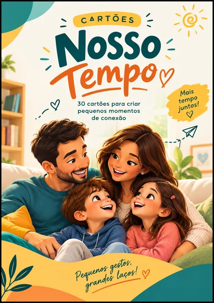 Capa do bônus Cartões Nosso Tempo: 30 cartões para criar pequenos momentos de conexão